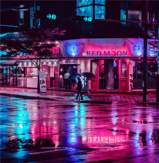 微信个性好看城市夜景朋友圈配图