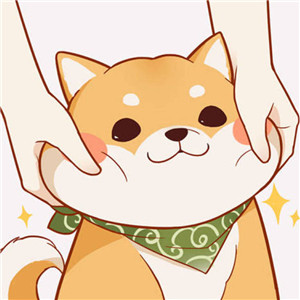 微信个性可爱萌萌哒卡通柴犬头像