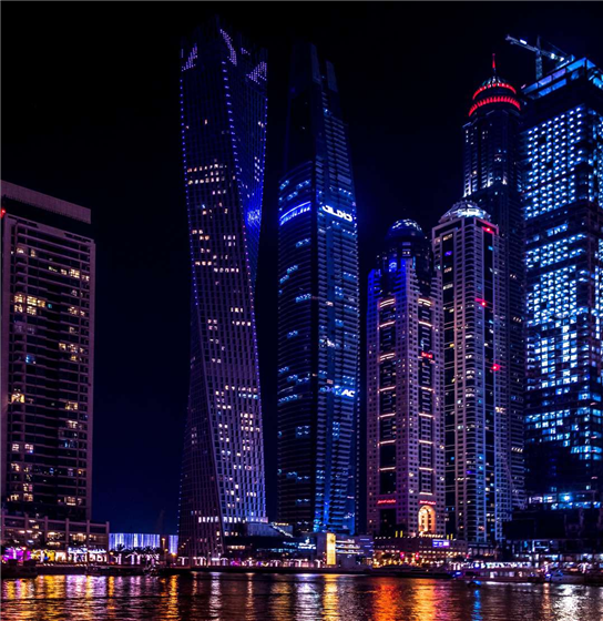 微信个性好看城市夜景朋友圈配图