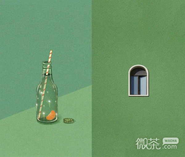 微信唯美绿色系朋友圈配图