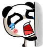 超卡哇伊的潘潘达系列微信猥琐表情包下载