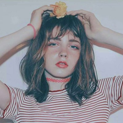 微信最火时尚清新女生头像