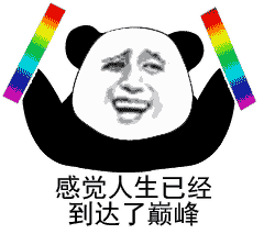 微信熊猫头荧光棒恶搞表情包