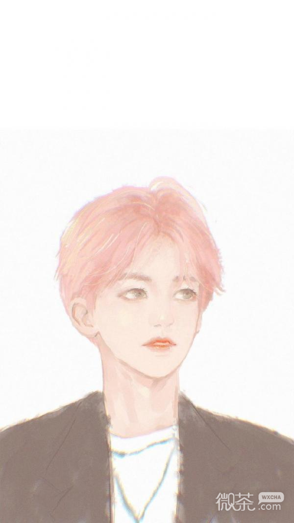 韩国男团NCT手绘动漫微信聊天背景