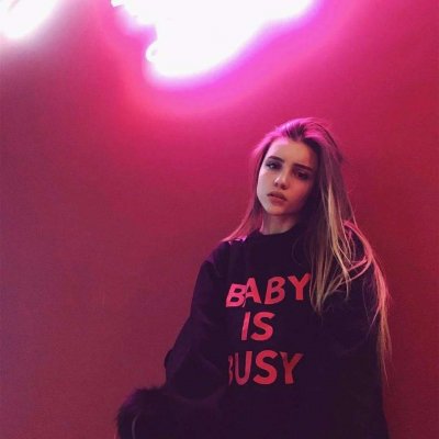 微信最新时尚个性欧美女生头像