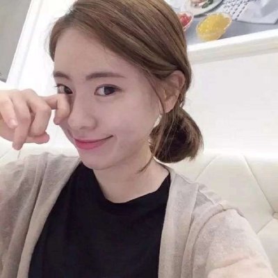 微信最潮时尚清新女生头像