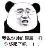 我说你帅的跟屎一样微信金馆长恶搞斗图表情包