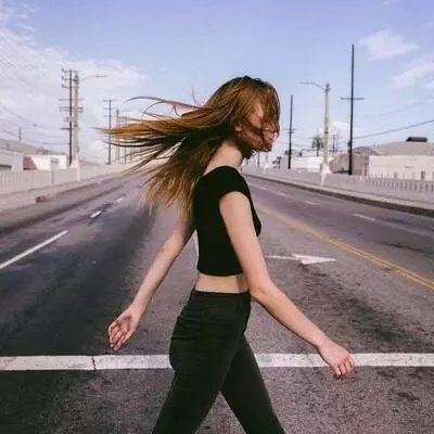 微信最新时尚个性欧美女生头像