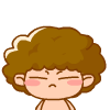 微信爆笑恶搞卷毛小孩动态卡通表情包下载