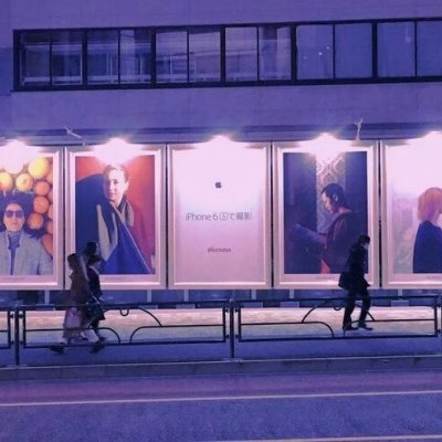 微信个性非主流紫色系小清新女生头像