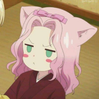 微信个性粉嫩可爱动漫二次元女生头像