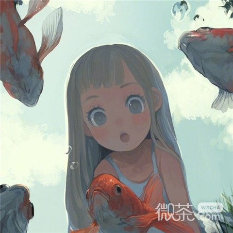 微信快手动漫女生头像