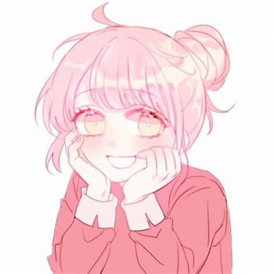 微信粉嫩个性动漫二次元女生头像