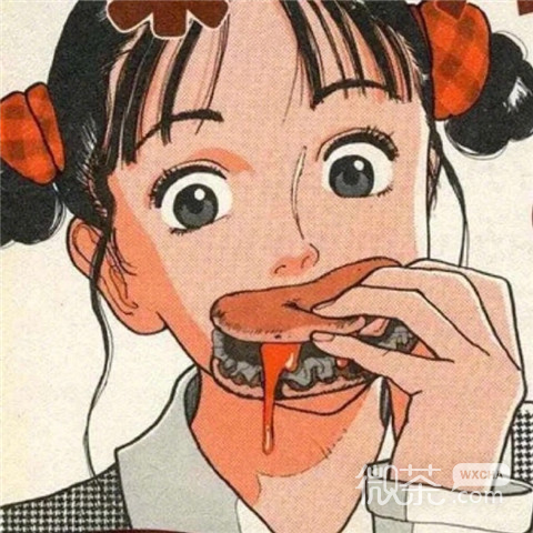 微信快手动漫女生头像