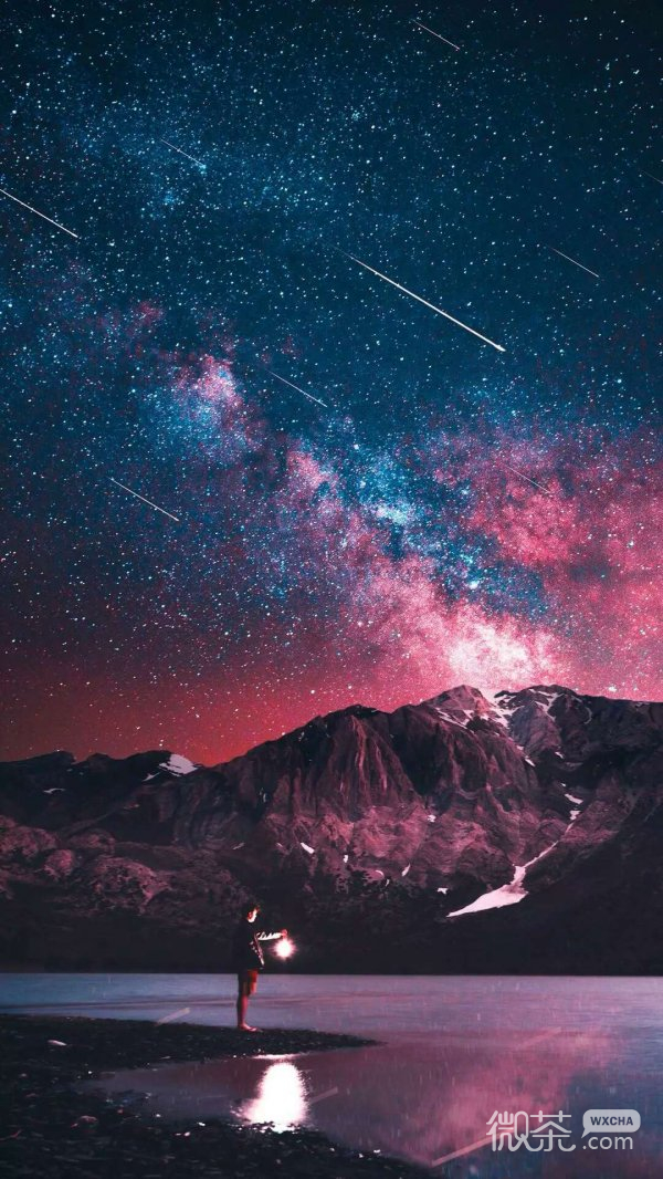 微信唯美个性星空朋友圈配图