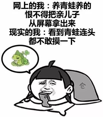 网上的我 VS 现实的我微信恶搞表情包