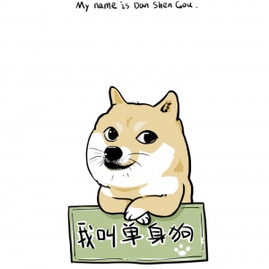 微信非主流个性汪星人头像