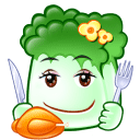 可爱萌萌的蔬菜小人微信恶搞表情包合集下载
