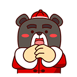 可爱的动漫壮壮熊微信恶搞表情包下载