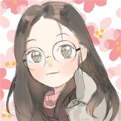 大眼睛萌妹可爱手绘女生微信头像