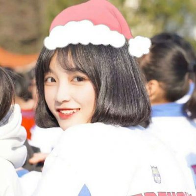 圣诞节女生小红帽微信头像