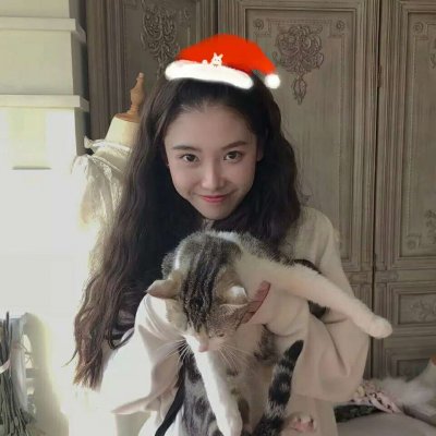 圣诞节女生小红帽微信头像