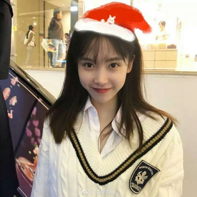 圣诞节女生小红帽微信头像