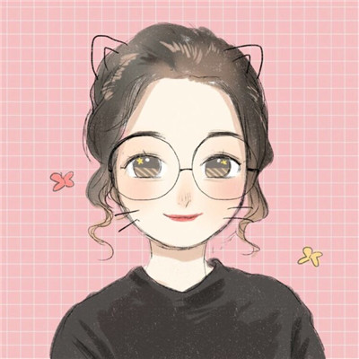 大眼睛萌妹可爱手绘女生微信头像