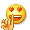 可爱萌萌的黄脸emoji微信恶搞抠鼻表情包下载