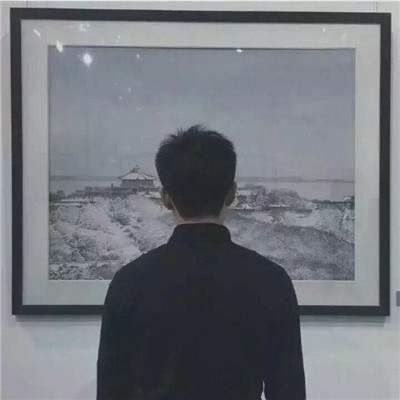 微信非主流黑白情侣头像