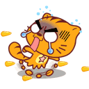 可爱萌萌的烤猫微信恶搞表情包合集下载