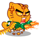 可爱萌萌的烤猫微信恶搞表情包合集下载