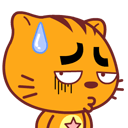 可爱萌萌的烤猫微信恶搞表情包合集下载