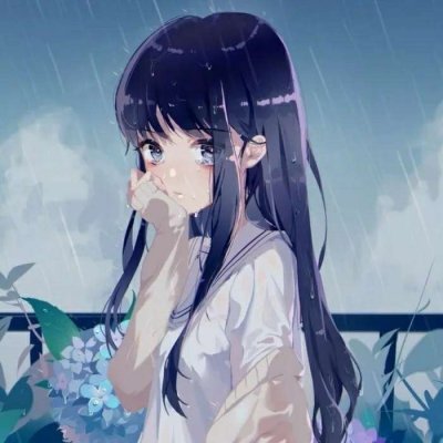 微信深沉动漫二次元女生头像