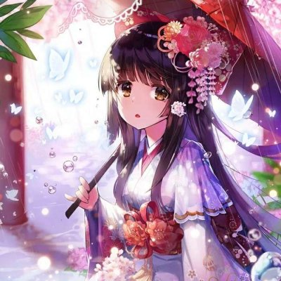 微信深沉动漫二次元女生头像