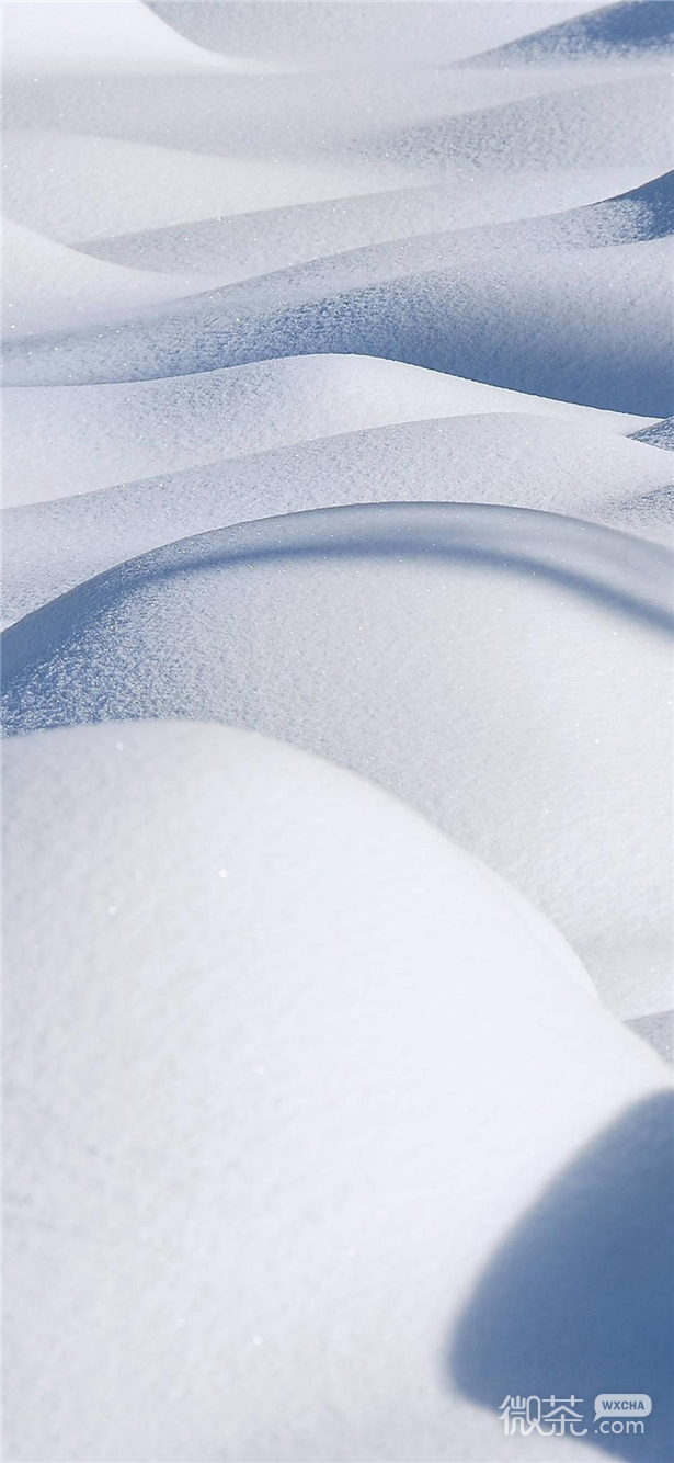 微信唯美梦幻雪景聊天背景