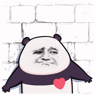 微信最新爆笑恶搞熊猫头心动系列表情包下载