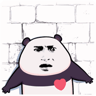 微信最新爆笑恶搞熊猫头心动系列表情包下载