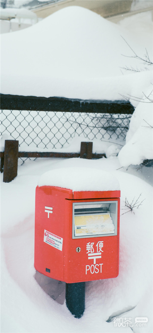 微信唯美梦幻雪景聊天背景