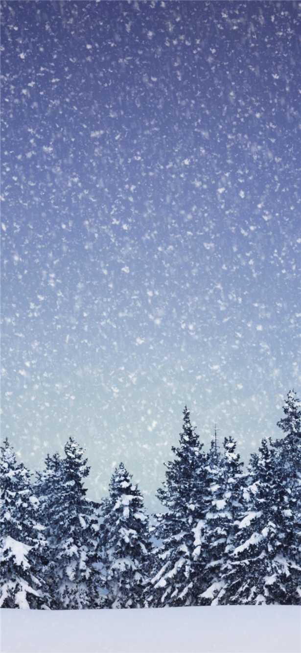 微信唯美梦幻雪景聊天背景