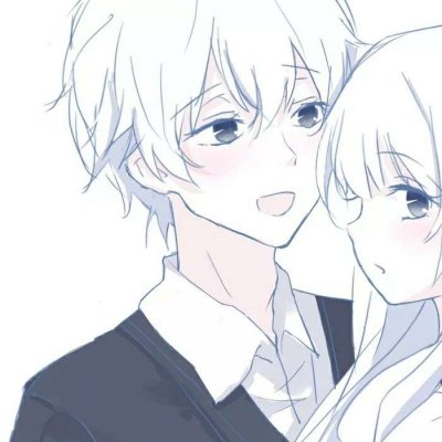微信浪漫甜蜜二次元情侣头像
