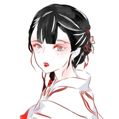 微信清纯动漫二次元女生头像