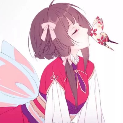 微信清纯动漫二次元女生头像