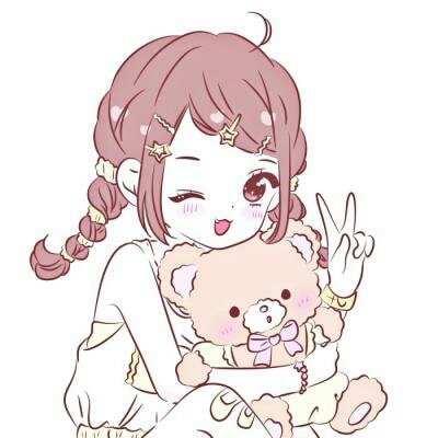 微信萌萌哒二次元女生头像