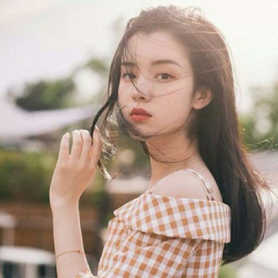 微信阳光可爱清新女生头像