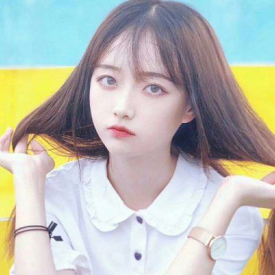 微信阳光可爱清新女生头像
