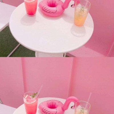 微信唯美粉嫩风景静物头像