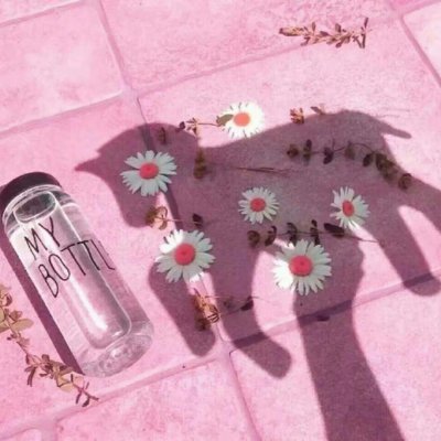 微信唯美粉嫩风景静物头像