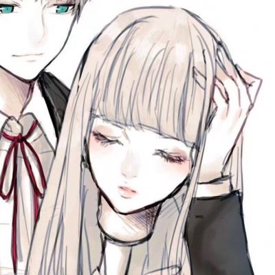 微信甜蜜纯洁动漫二次元情侣头像