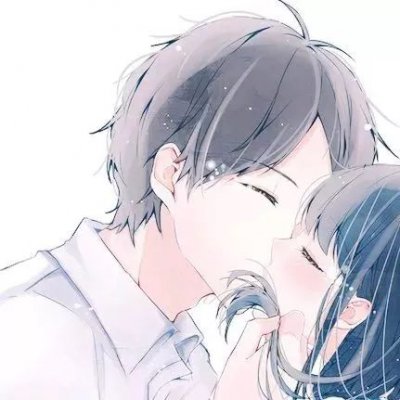 微信甜蜜纯洁动漫二次元情侣头像